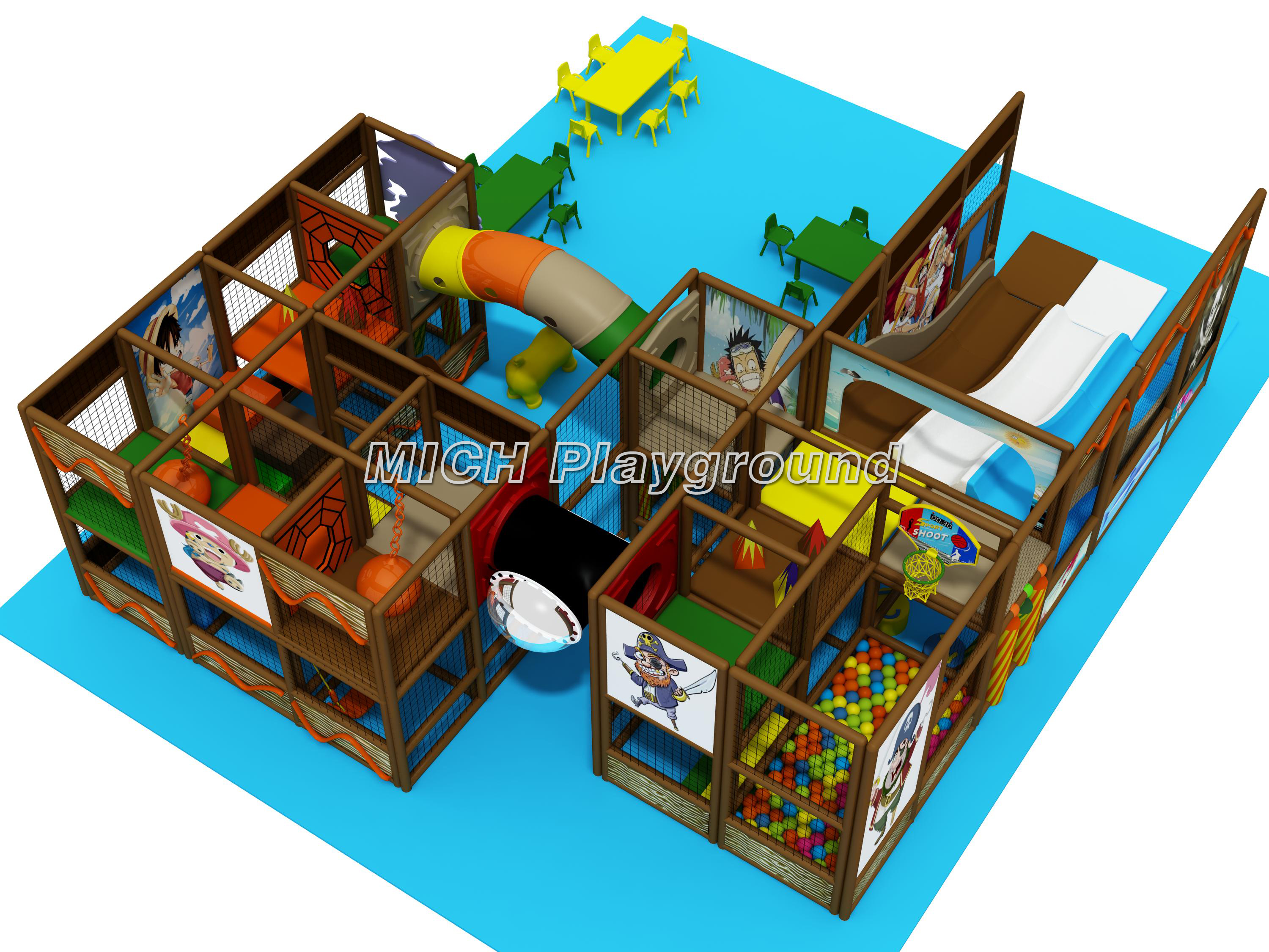 Mich Équipement de terrain de jeu de petite taille pour enfants à vendre