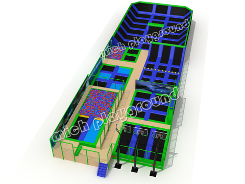 MICH parque de trampolín para niños interiores