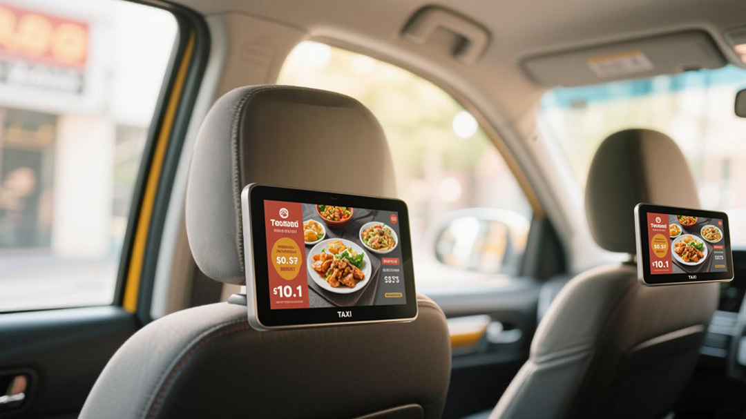 LCD -Bildschirm -Taxianzeigen Anzeige