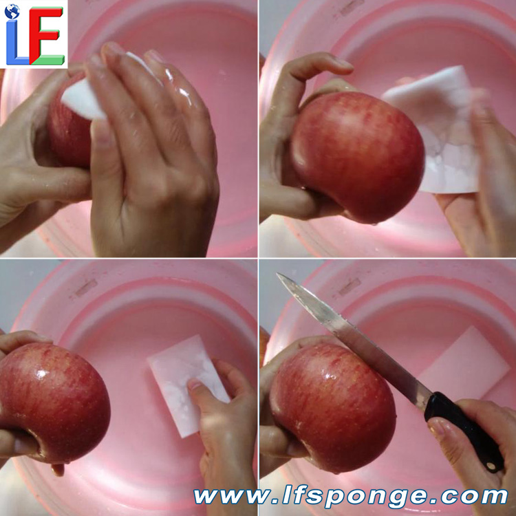 Washing Apples Cleaning Sponge
