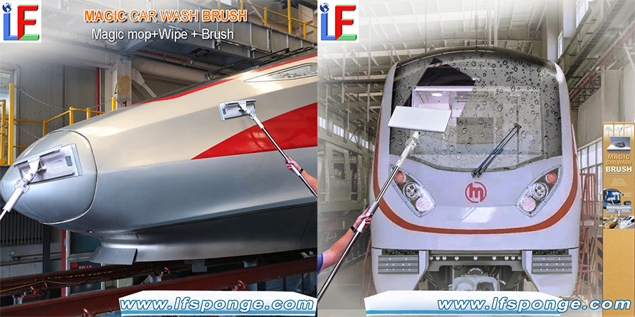 Trains Cleaning Washing Brush