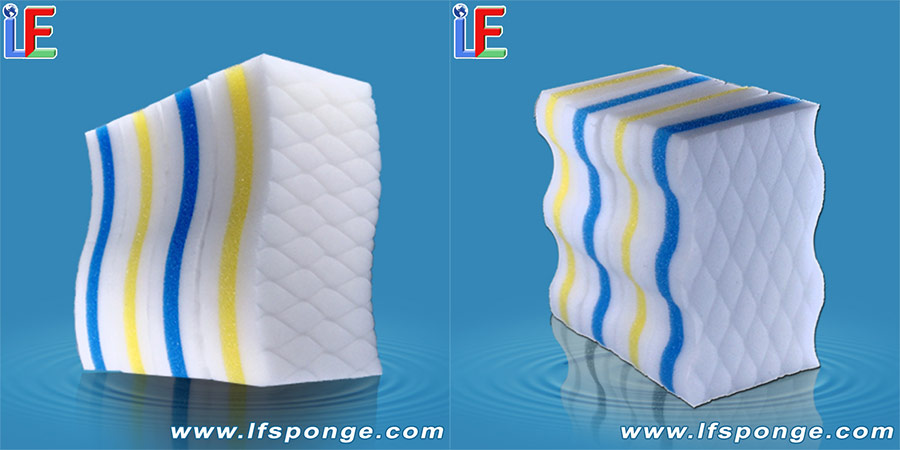 New Design Compound PU Kitchen Cleaning Magic sponge
