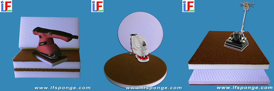 Melamine Sponge Compound Scouring Pad product