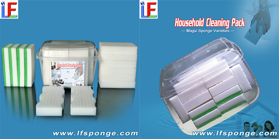 Household cleaning pack magic sponge Variety Pack