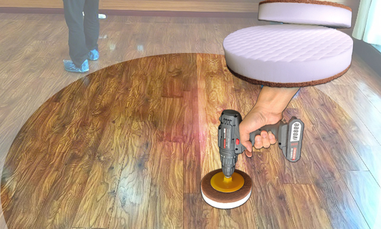 Wood Floor Refurbishing melamine pad