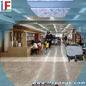 Library Floor Cleaning Fleece Combo Melamine Rectangular Pad