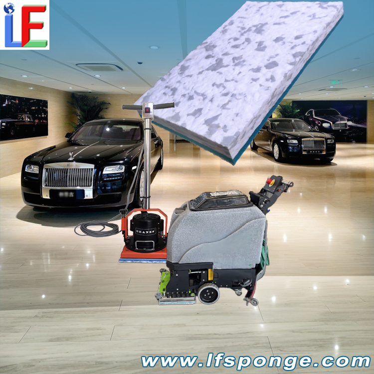 4S Store Showroom Floor Stains Cleaning Fleece Combo Melamine Pad