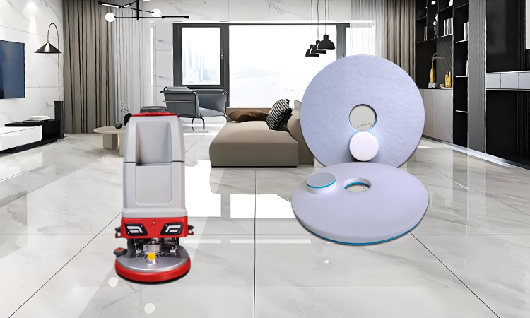 Housekeeping Home Cleaning - Fleece Fabric Melamine Floor Pad Specialized