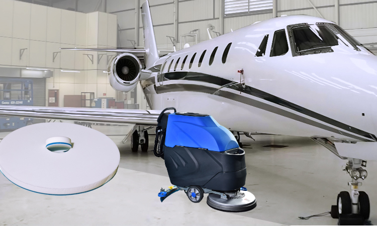 16kg Fleece composited Compressed Melamine Cleaning Pad for Aircraft Maintenance Workshops floor