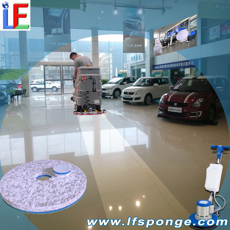 4S Store Showroom Cleaning Fleece Combo Melamine Floor Pad