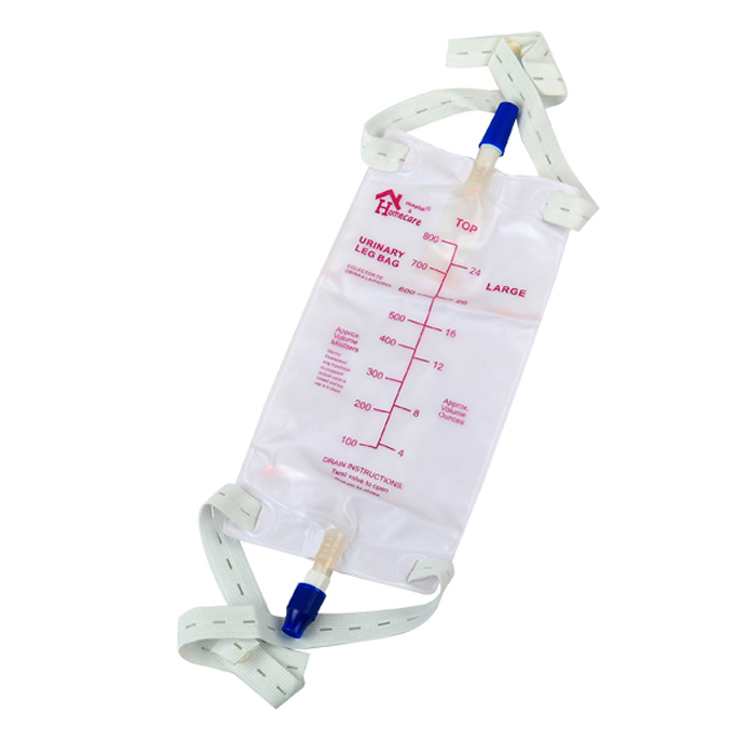 800ml Disposable Urine Leg Bag For Incontinence