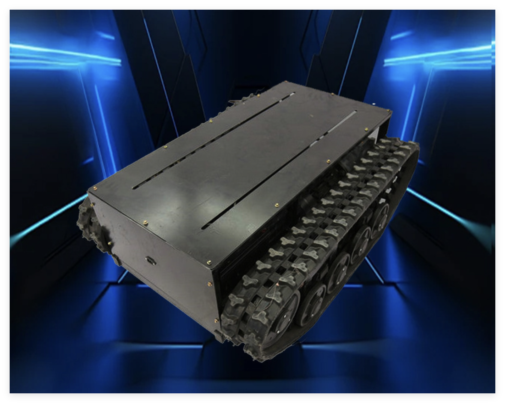 Customized Full Rubber Crawler Tracked Chassis Made in China for Agricultural Machinery