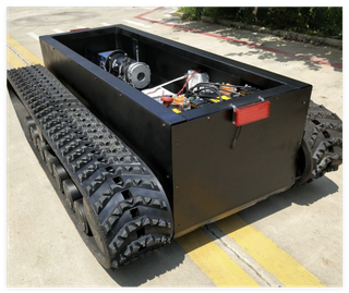 All-Terrain Rubber Tracked Undercarriage Crawler Aluminum Track Chassis Platform