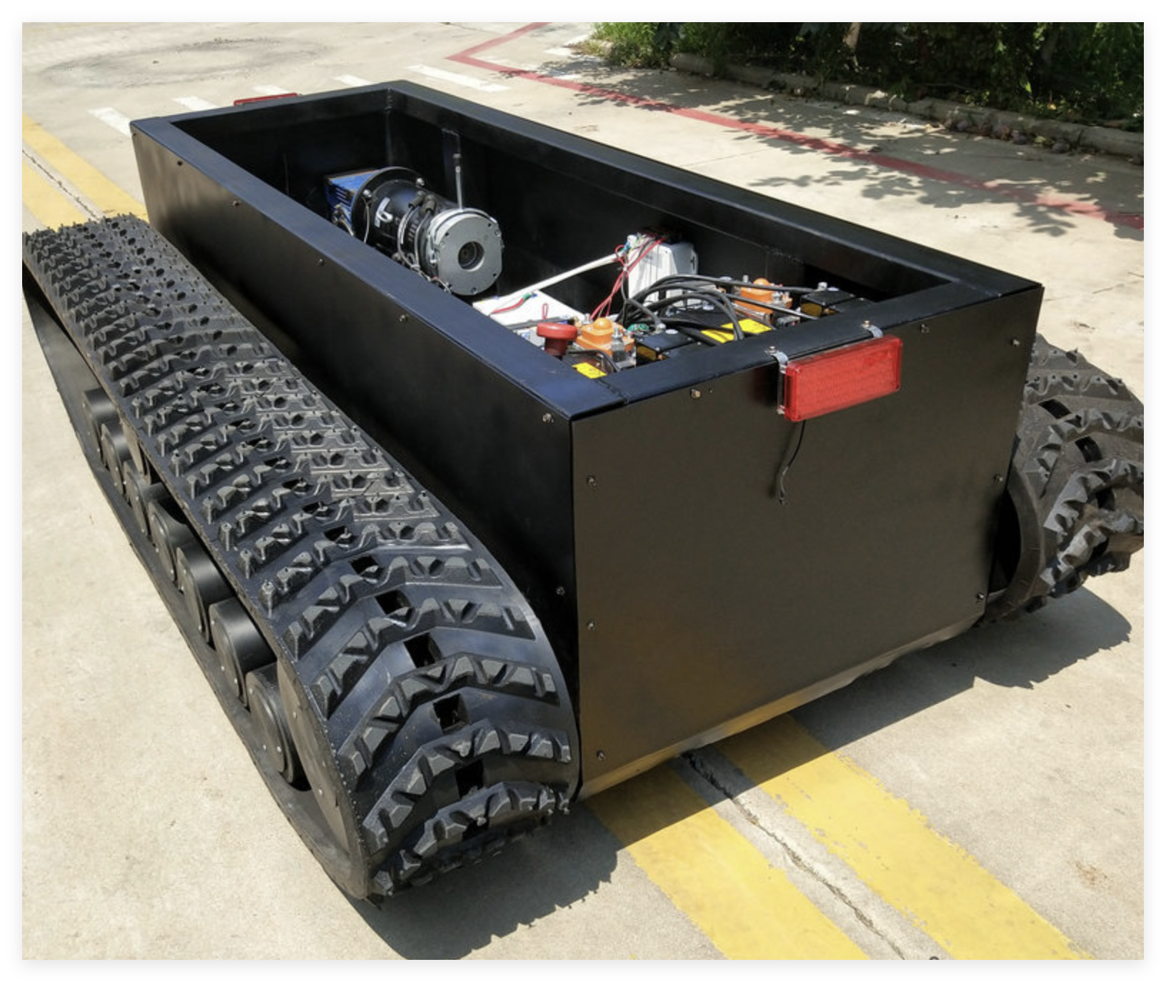 All-Terrain Rubber Tracked Undercarriage Crawler Aluminum Track Chassis Platform