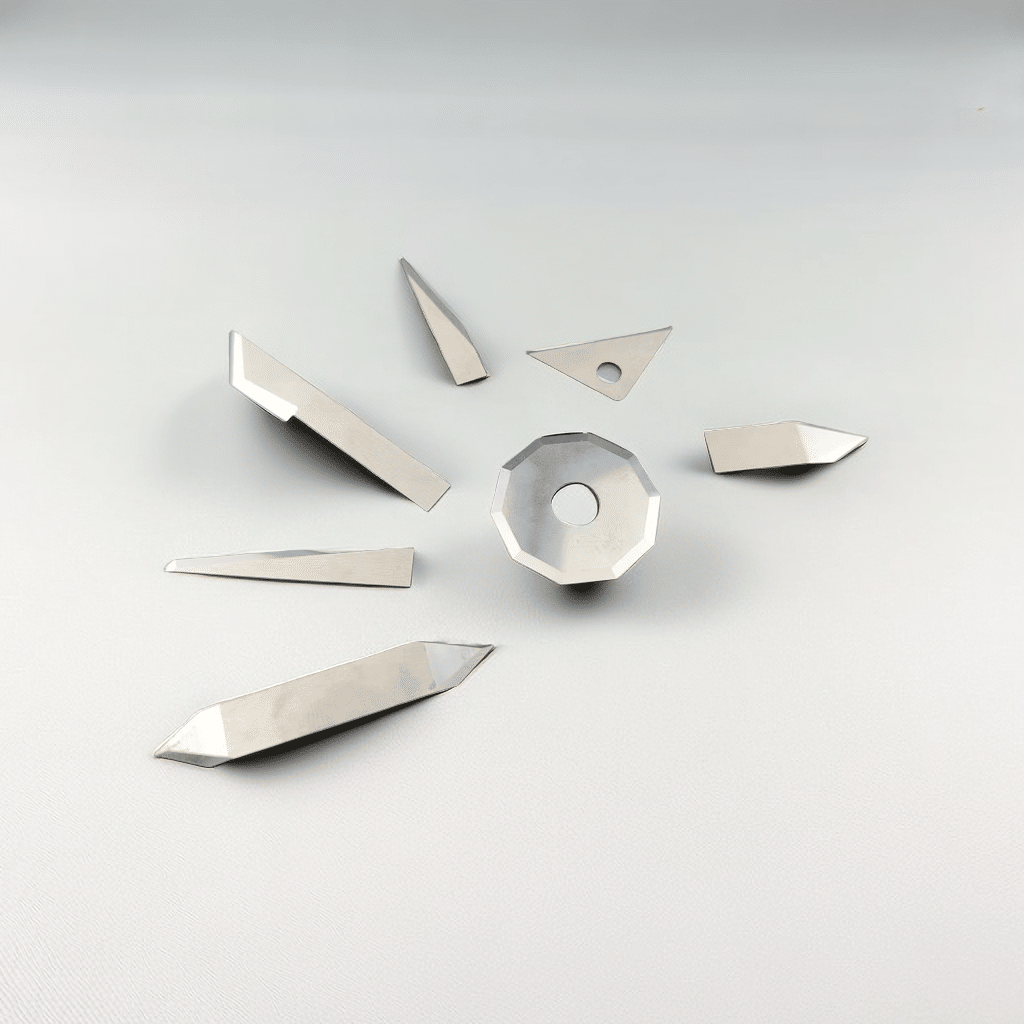 Precision Manufacturing Woven Leather Cuttinq Blade Profiled Blad