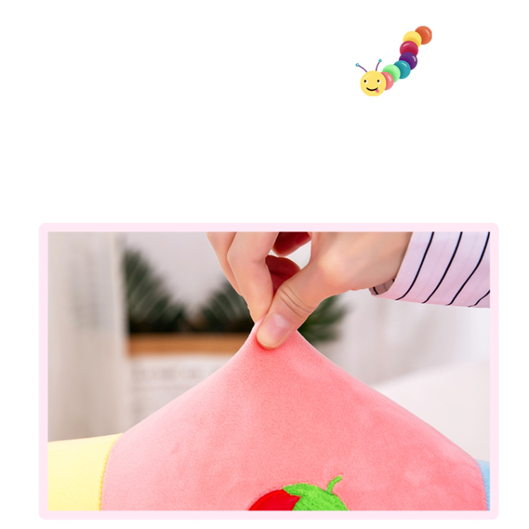 Colored Caterpillar/ Pillow, Doll, Sleeping Pillow, Birthday Gift