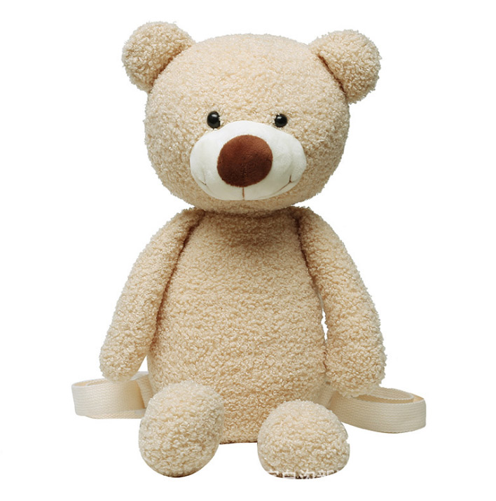 Bear Plush Toy Backpack Plush Handbag Plush Diagonal Bag