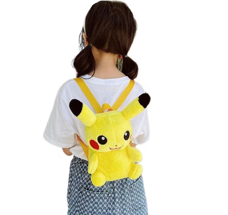 Pikachu Plush Toy Backpack