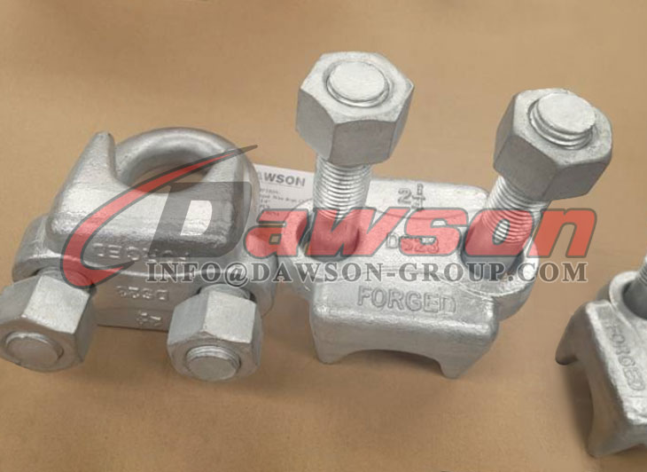 Clips para cable de alambre de alta resistencia forjados tipo americano tipo EE. UU. DG450 EN 13411-5 tipo B - Dawson Group Ltd. - Fabricante de China