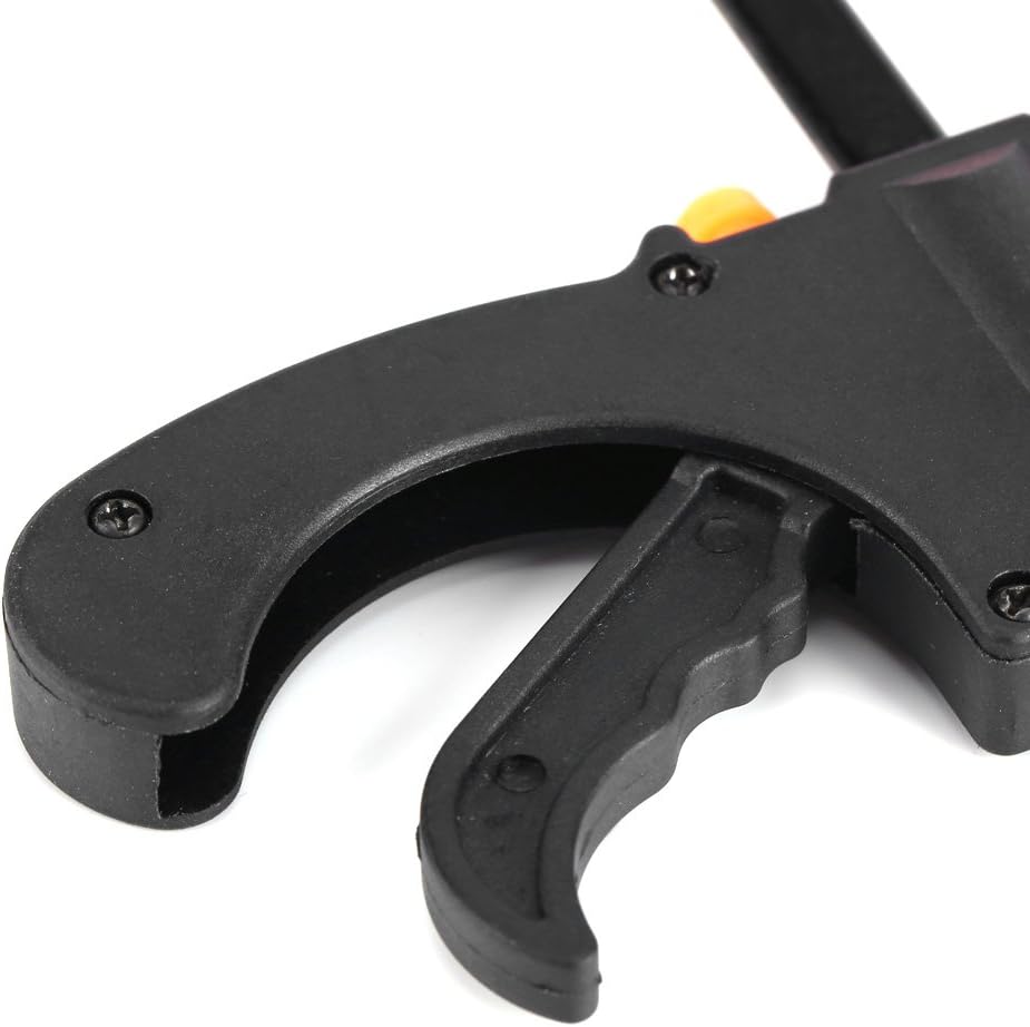Plastic 12 inch Adjustable Bar Clamping F Clamp Woodworking Plier Squeeze Action Clamp