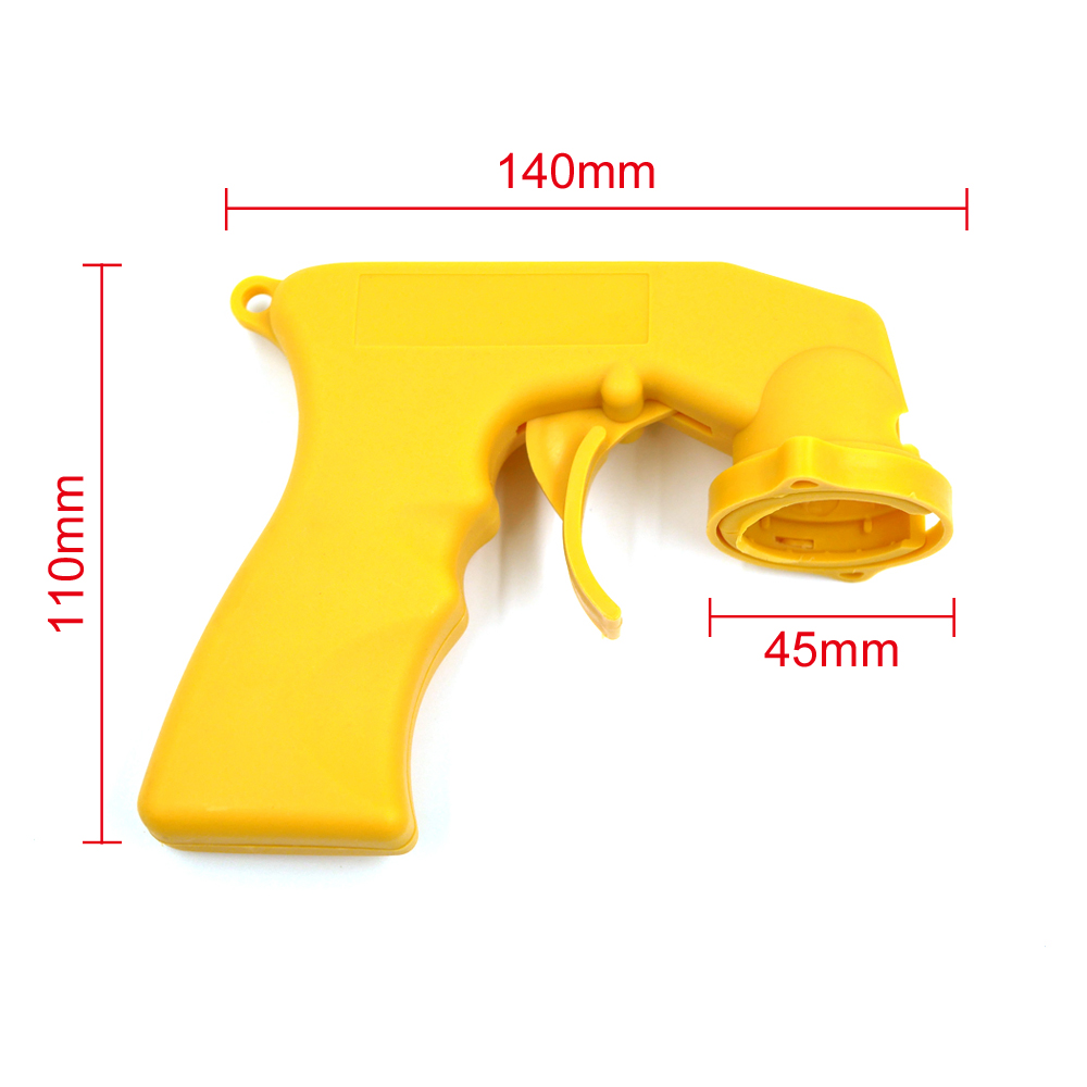 Spray Adaptor Aerosol Spray Gun Handle With Full Grip Trigger Locking Collar Car Maintenance
