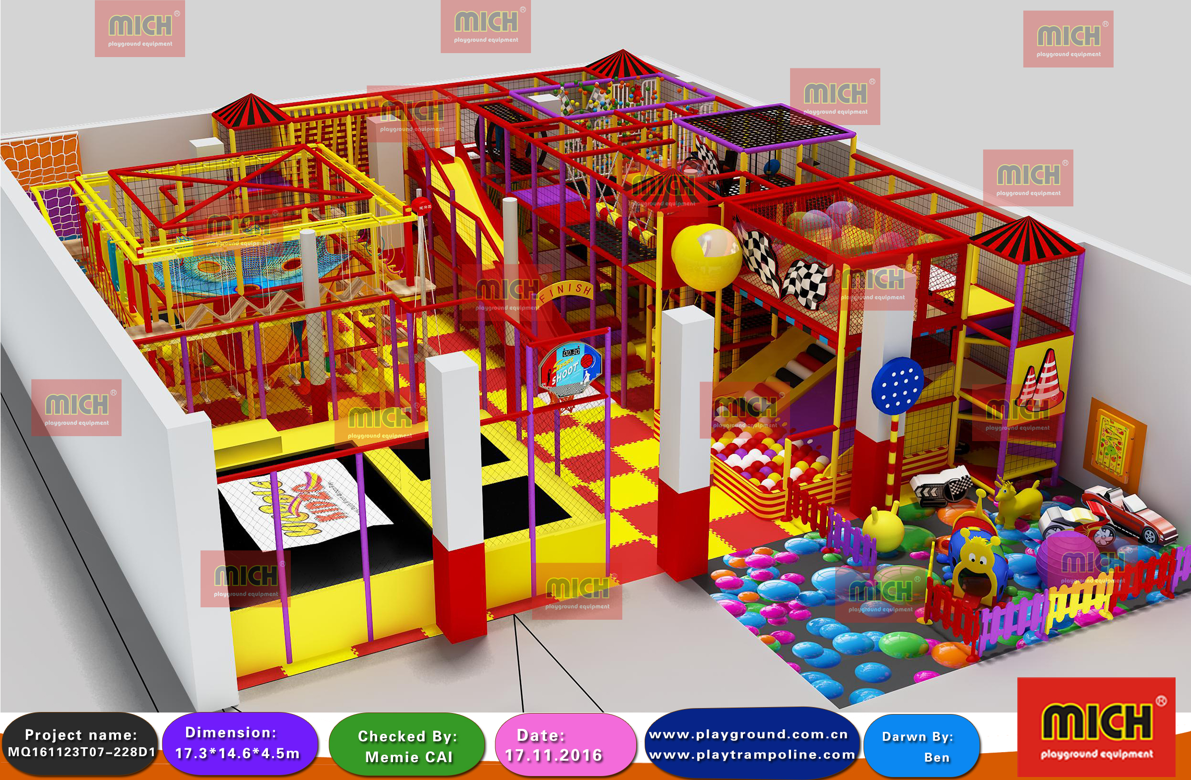 Ein neues Kids Indoor Play Center -Projekt in Indien