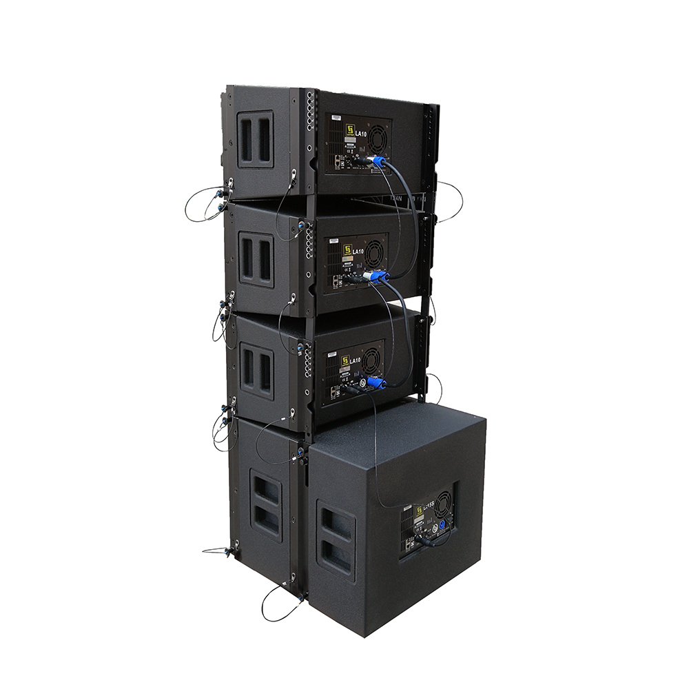 نظام LA10 & LA15S أحادي 10 بوصة مدمج بنظام Power Line Array PA