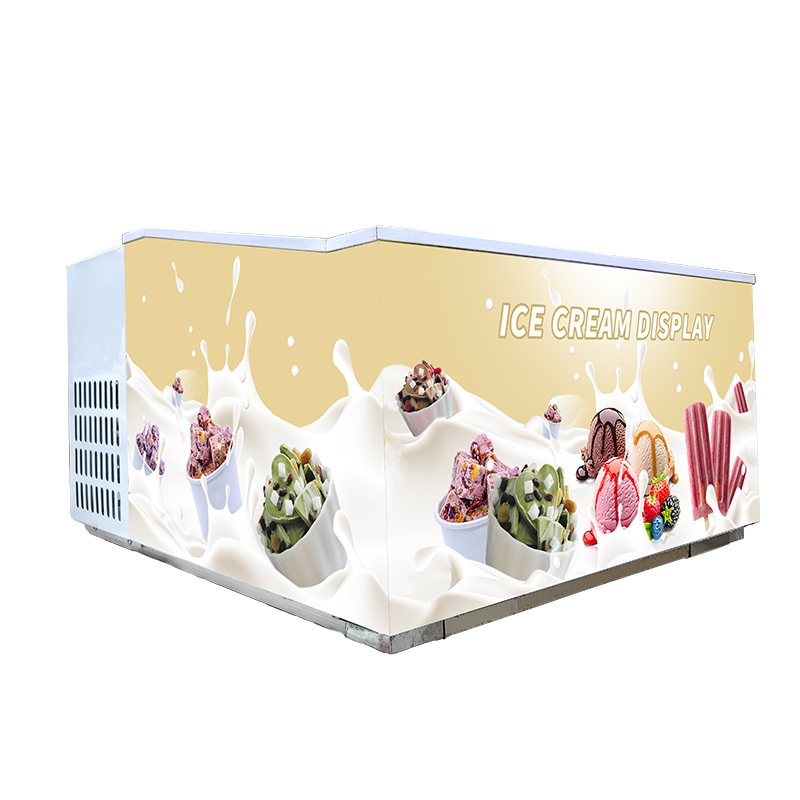 2023 Gelato italian ice cream display freezer