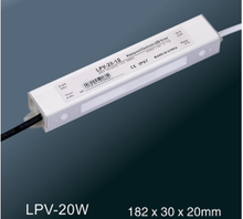 Fuente de alimentación impermeable de la conmutación del voltaje constante de LPV-20W LED