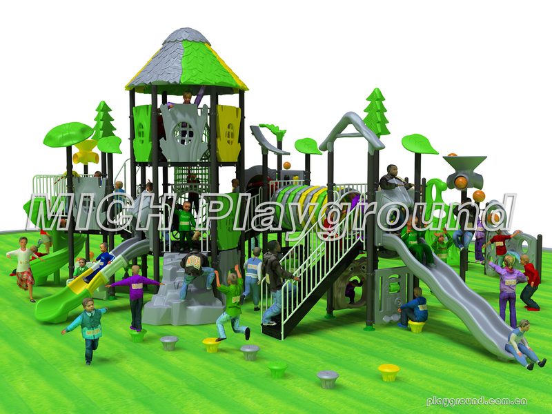 Kinderspielplatz im Freien