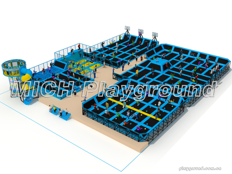 Projeto interno do parque do trampolim de MICH para o divertimento 3503A