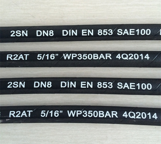 R2/ 2sn Two Steel Wire Braid Hydraulic Rubber Hose