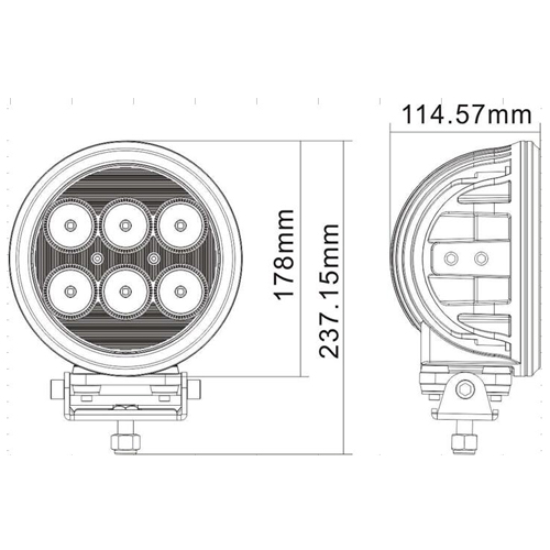 60watts led driving light 1