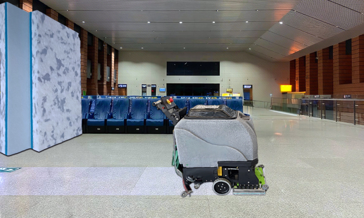 Milk Tea Spill Stain Cleaning Scrubber Pad for Anti-Slip Tiles in Railway Stations - Fleece Fabric Composite Combo Melamine Rectangular Floor Pad.jpg