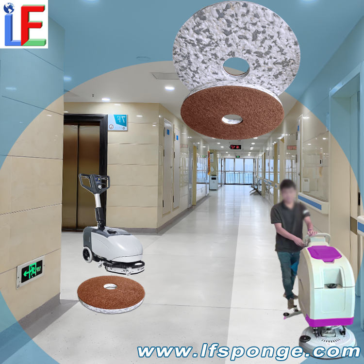 Hospital Floor Cleaning Combo Melamine Pad - Solve Aseptic Cleaning & Multi-Area Floor Protection Pain Points