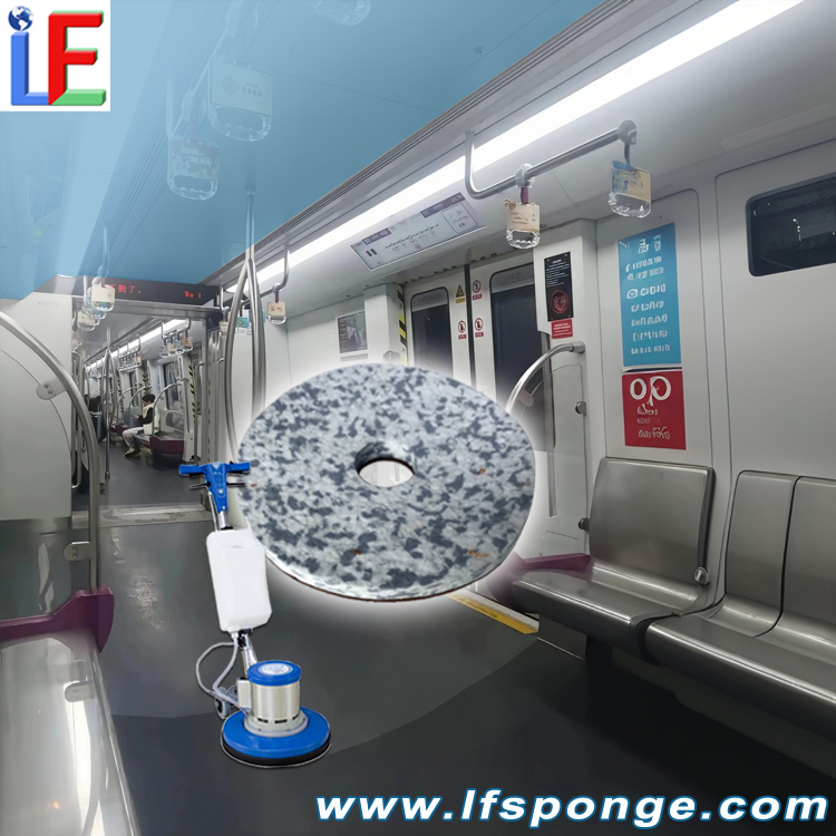 Subway Car Floor Cleaning Combo Melamine Pad - Solve High-Frequency Stains & Passenger Safety Pain Points