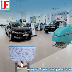 4S Store Showroom Floor Stains Cleaning Fleece Combo Melamine Pad
