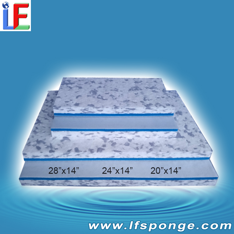 Fleece Combo Melamine Pad - Solve Square Oscillating Scrubber Pad Falling & Cleaning Efficiency Pain Points