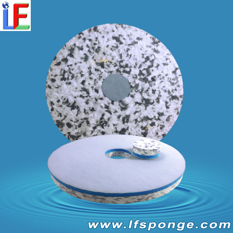 Airport Terminal Cleaning Fleece Combo Melamine Floor Pad