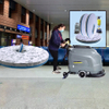Railway & Bus Station Waiting Area Cleaning Fleece Combo Melamine Floor Pad