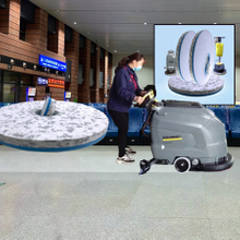 Railway & Bus Station Waiting Area Cleaning Fleece Combo Melamine Floor Pad