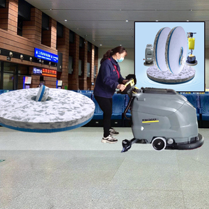 Railway & Bus Station Waiting Area Cleaning Fleece Combo Melamine Floor Pad