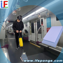 Metro Car Floor Cleaning Fleece Melamine Square Floor Pad