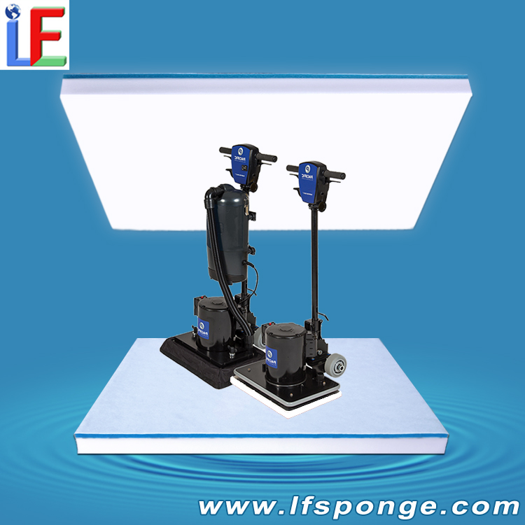 Fleece Melamine Square Floor Pad Oscillating Scrubber Compatible for Polishing & Cleaning