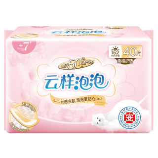 Goodcare+7®云样泡泡柔棉护垫152mm护垫40片装
