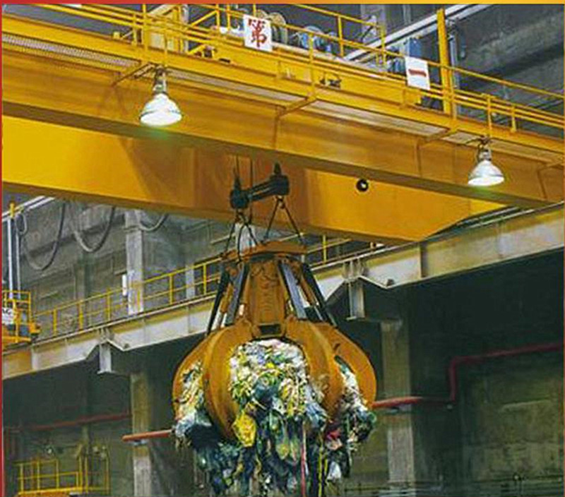 henan mine single girder grab crane