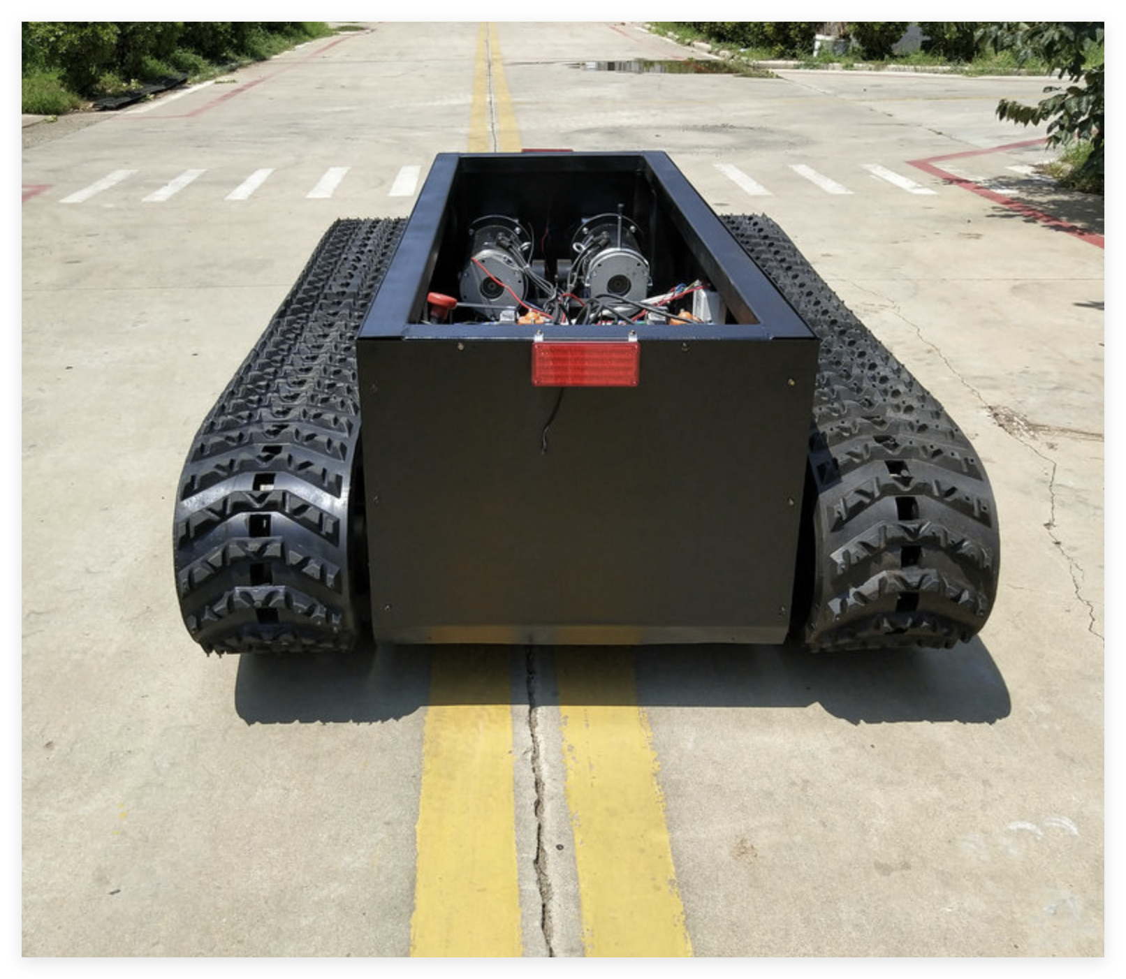All-Terrain Rubber Tracked Undercarriage Crawler Aluminum Track Chassis Platform