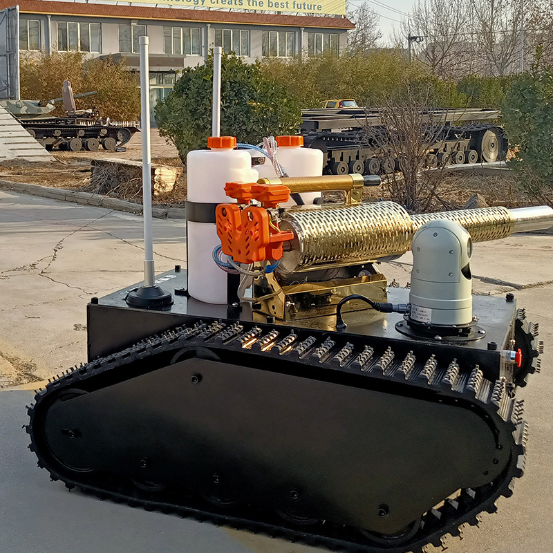 Rubber Track Chassis Intelligent Epidemic Prevention,Sterilization,Superoxygen Sterilization&disinfection Robot