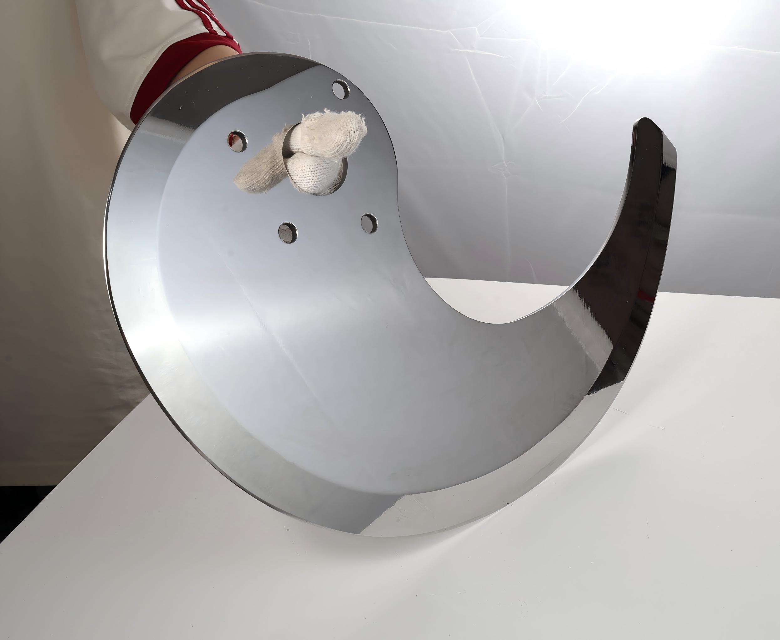 Non-Standard Custom Food Stainless Steel Vegetable Meat Cutting Blade Chopping Blade