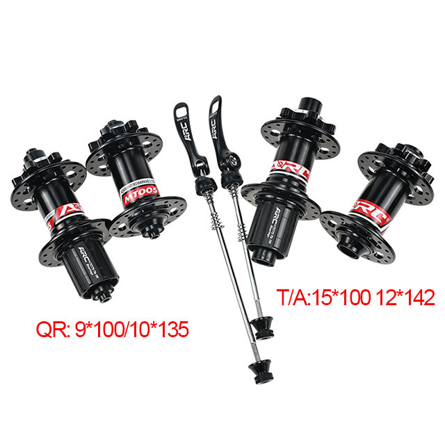 MT005 F/R Thru Axle Mountain Hub Racing Bicycle Hubs Mtb Alloy Hub 9